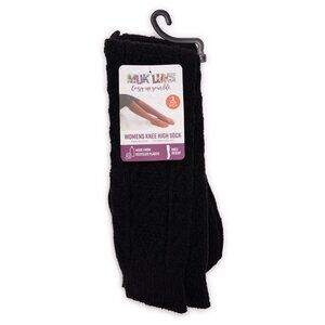 Muk Luks NWT Womens Knee High Socks Black 2 pack